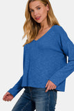 Zenana Dropped Shoulder Long Sleeve T-Shirt