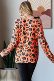 Heimish Pumpkin Print One Shoulder T-Shirt